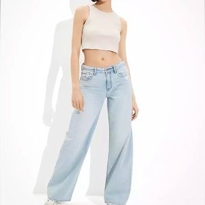 Baggy skater 90’s jeans american eagle grungey